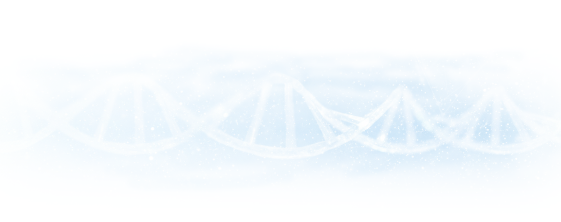 光とDNAの抽象イメージ（横）