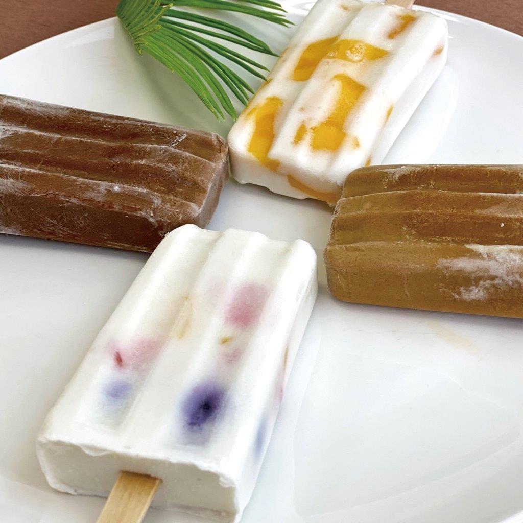 アイスキャンディー白くま風